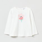 OVS White Printed T-Shirt