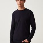 OVS Black Round-Neck T-Shirt