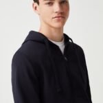 OVS Dark Blue Full-Zip Fleece Jacket