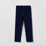 OVS Dark Blue Solid Leggings