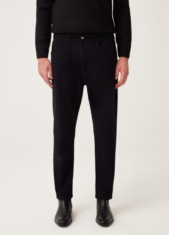 Dark Navy Trousers - Image 2