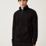 OVS Charcoal Full-Zip Fleece Jacket