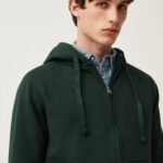 OVS Pine Green Full-Zip Fleece Jacket