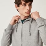 OVS Grey Full-Zip Fleece Jacket