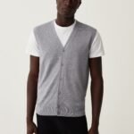 OVS Light Grey Knit Gilet