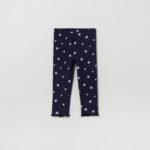 OVS Blue Ribbed Leggings