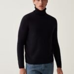OVS Navy Blue Turtleneck Pullover Sweater