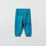 OVS Blue Printed Joggers