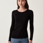 OVS Black Long-Sleeve T-Shirt