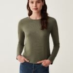 OVS Green Long-Sleeve T-Shirt