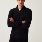 OVS Navy Blue Round-Neck Pullover Sweater