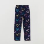OVS Blue Printed Leggings