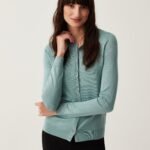 OVS Green Knit Cardigan