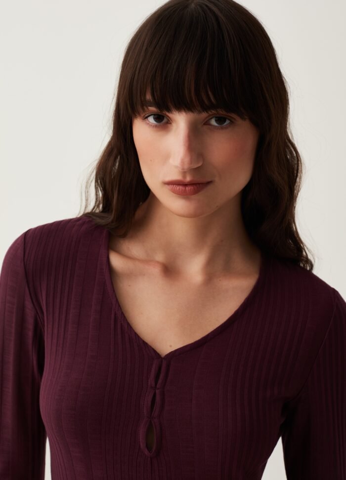 Multicolour Fancy Long-Sleeve Top - Image 2