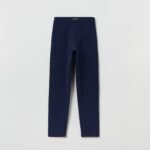 OVS Blue Solid Leggings