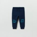 OVS Navy Blue Solid Joggers