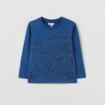 OVS Dark Blue Long-Sleeve T-Shirt