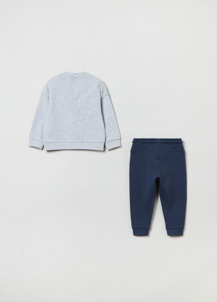 Grey Marl Jogging Set - Image 2
