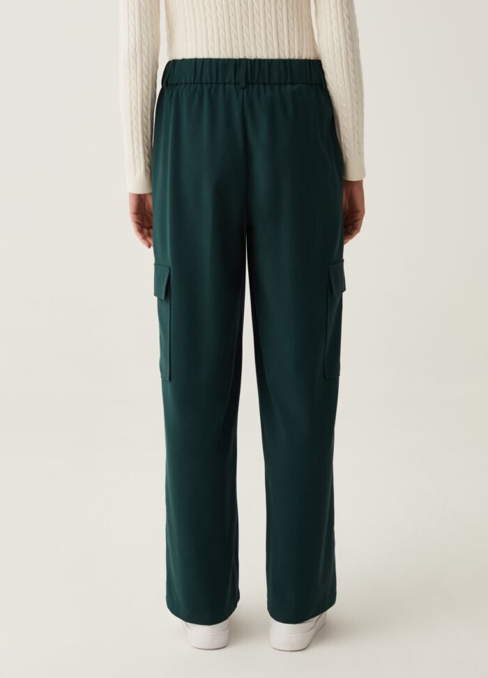 Olive Green Trousers - Image 2