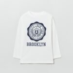 OVS White Long-Sleeve T-Shirt