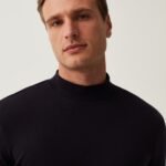 OVS Blue Round-Neck T-Shirt