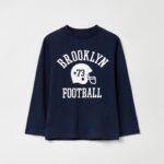 OVS Dark Blue Long-Sleeve T-Shirt