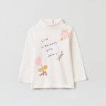 OVS Beige Turtleneck Top
