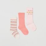 OVS White 3-Pack Long Socks