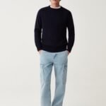 OVS Light Blue Cargo Trousers