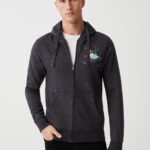 OVS Dark Grey Full-Zip Fleece Jacket