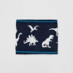 OVS Navy Blue Dinosaur Neckwarmer