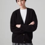 OVS Black Chunky Knit Cardigan