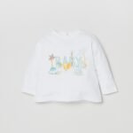 OVS White Long-Sleeve T-Shirt