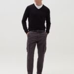 OVS Black Round-Neck Pullover Sweater