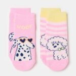 OVS Pink 2-Pack Anti-Slip Socks