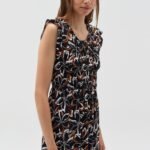 OVS Brown/Black Dress