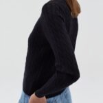 OVS Black Mini Cable Knit Sweater