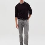 OVS Black Round-Neck Pullover Sweater