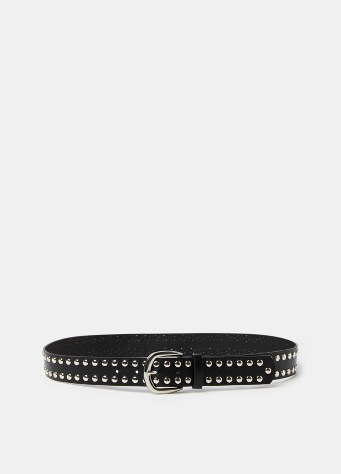 Black Studded Belt - Image 2
