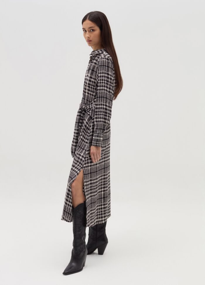 Black/White Midi Dress - Image 2