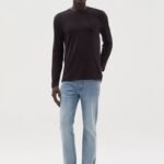 OVS Charcoal Grey Round-Neck T-Shirt