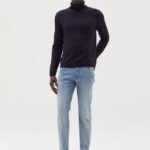 OVS Navy Blue Turtleneck Pullover Sweater