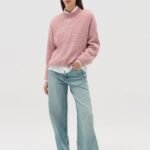 OVS Dusty Pink Ribbed Chenille Sweater