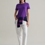 OVS Violet Supima Cotton T-Shirt