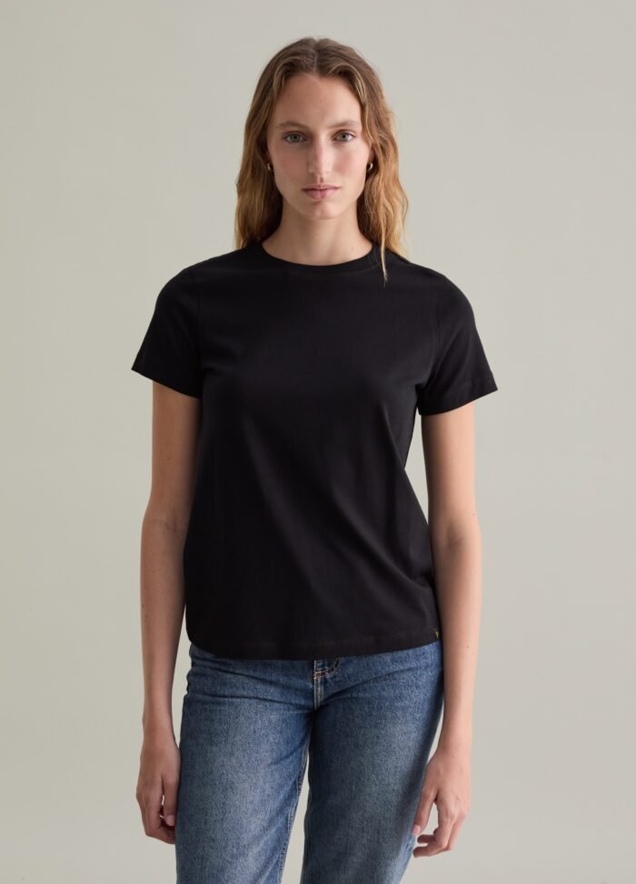 Black Supima Cotton T-Shirt - Image 2