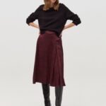 OVS Red/Black Skirt