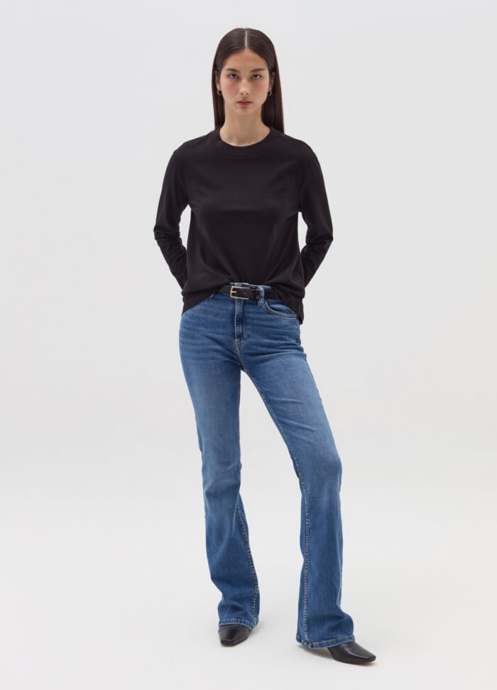 Black Long-Sleeve T-Shirt - Image 2