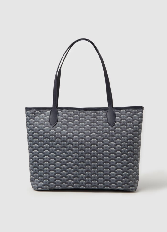 Grey Monogram Tote Bag - Image 2