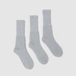 OVS Light Grey 3-Pack Crew Socks - Grey