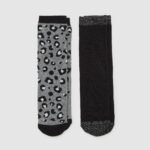 او في اس جوارب زوجان - Black/grey